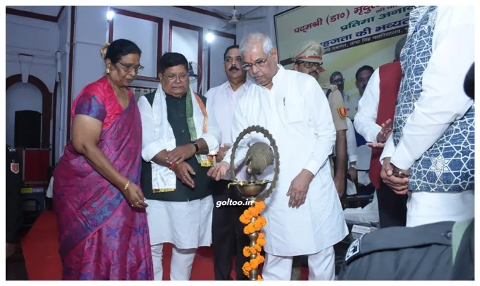 title Mridula Sinha पूर्व राज्यपाल Mridula Sinha : प्रतिमा का अनावरण-Governor of Bihar Rajendra Arlekar