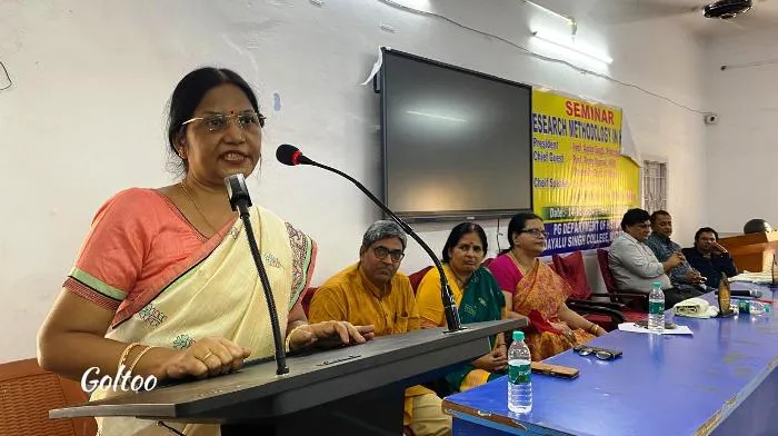 title RDS College RDS College मुख्य अतिथि विश्वविद्यालय इतिहास विभाग की अध्यक्षा डॉ रेणु कुमारी