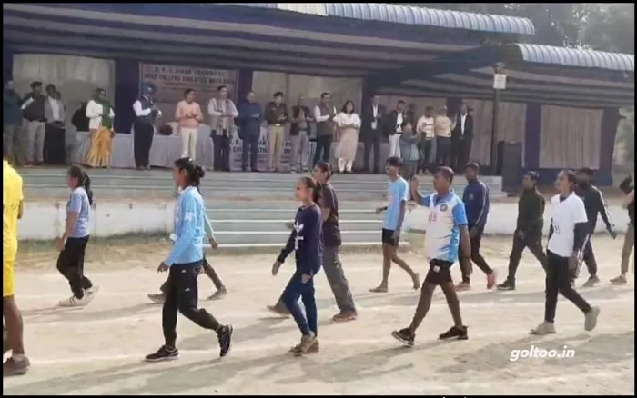 B.R.A. Bihar University Inter College Athletics Meet 2024 at LS College Muzaffarpur