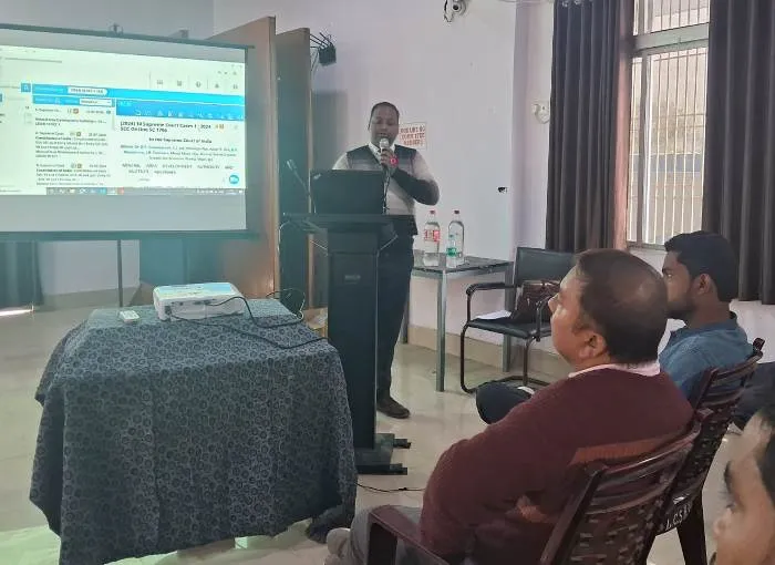 SKJ Law College एसएससी ऑनलाइन विषय पर एक कार्यशाला का आयोजन
