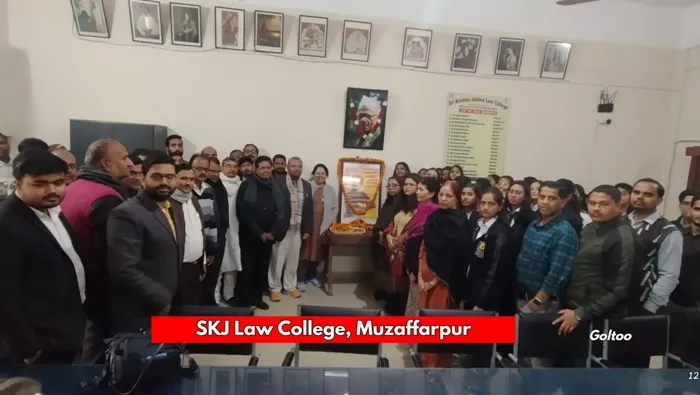 title SKJ Law College SKJ Law College, Muzaffarpur राष्ट्रीय युवा दिवस के अवसर पर स्वामी विवेकानंद की जयंती मनाई गई