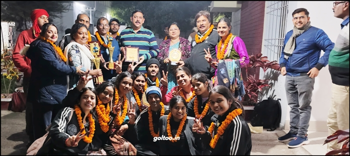 title Bihar University Bihar University के प्रतिभागियों के सांस्कृतिक युवा महोत्सव में परचम लहराकर लौटने पर भव्य स्वागत