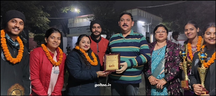 title Bihar University Bihar University के प्रतिभागियों के सांस्कृतिक युवा महोत्सव में परचम लहराकर लौटने पर भव्य स्वागत