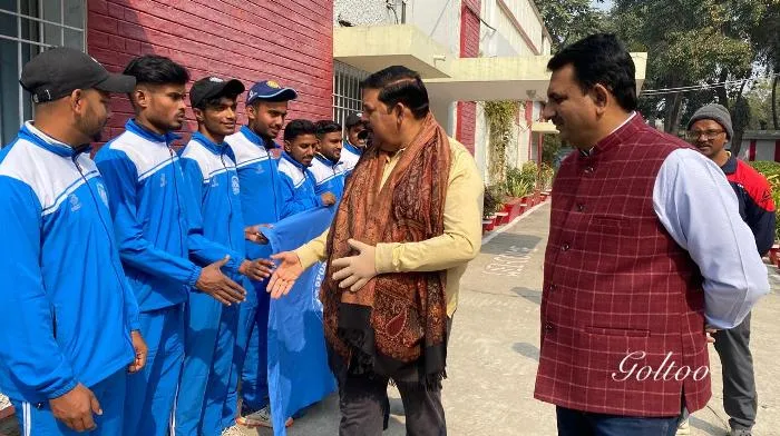 title Bihar University B.R.A. Bihar University क्रिकेट टीम भुवनेश्वर में होने वाले राष्ट्रीय खेलों के लिए रवाना