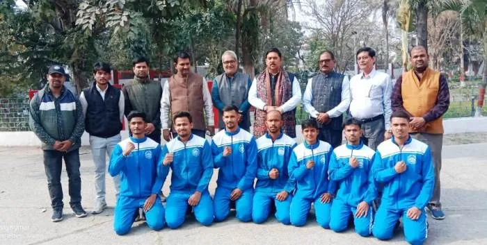 title Bihar University B.R.A. Bihar University Wushu Teams आल इंडिया अन्तर विश्वविद्यालय खेलों के लिए मोहाली रवाना