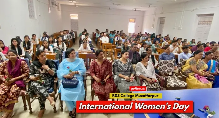 title International Women's Day International Women's Day आरडीएस कॉलेज में निबंध एवं पोस्टर प्रतियोगिता