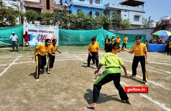 title St Xavier International School St Xavier International School वार्षिक खेलकूद