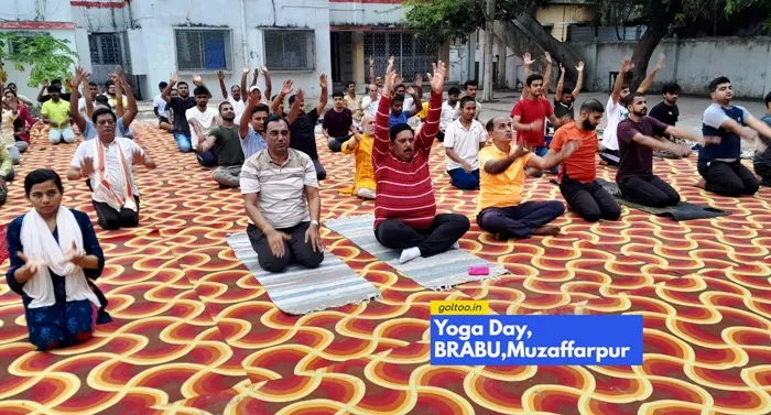 title International Yoga Day International Yoga Day विश्वविद्यालय में योग शिविर का आयोजन