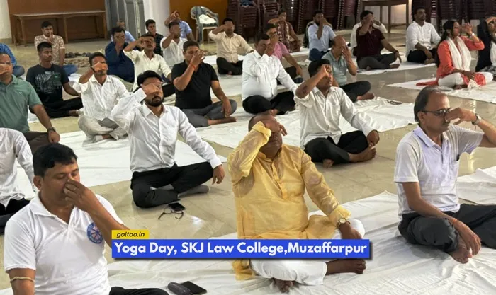 SKJ Law College में अंतर्राष्ट्रीय योग दिवस