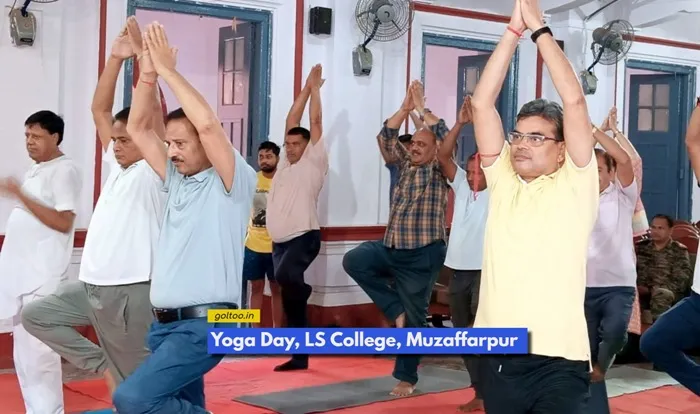 title LS College LS College में 11th International Yoga Day