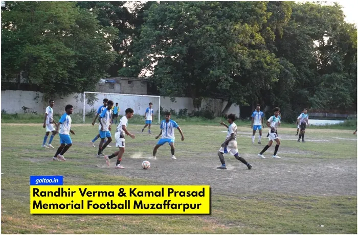 title Football Tournament शहीद रणधीर वर्मा व कमल किशोर मेमोरियल Football Tournament Muzaffarpur का शुभारम्भ