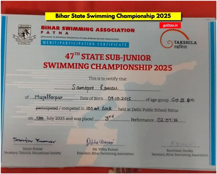 title Bihar State Swimming Championship Bihar State Swimming Championship 2025