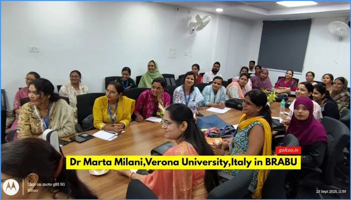 B.R.A. Bihar University इटली की Prof. Marta Milani