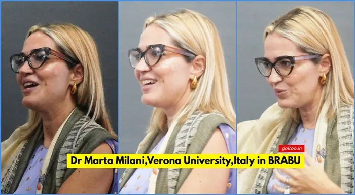 B.R.A. Bihar University इटली की Prof. Marta Milani