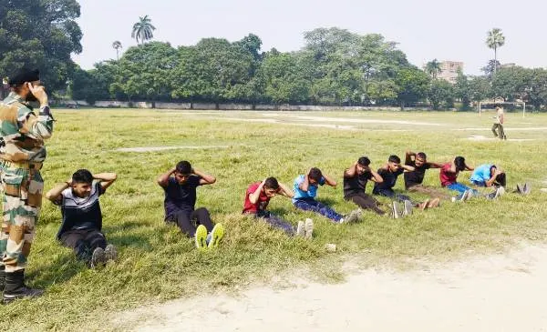 LS College में 32 बिहार बटालियन एनसीसी के लिए 24 कैडेटों का चयन संपन्न