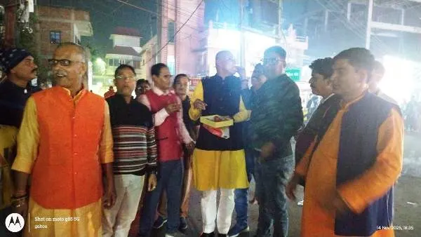 title Bihar Election Bihar Election : बिहार चुनाव परिणाम पर मुजफ्फरपुर में जश्न, गिरिराज चौक पर एनडीए समर्थकों ने मनाया भव्य उत्सव