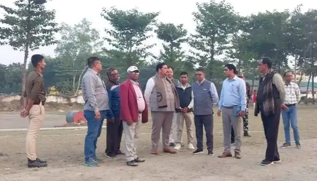 East Zone Inter University Volleyball की तैयारियों का कुलपति प्रो. (डॉ.) दिनेश चंद्र राय ने किया निरीक्षण, Sports Calendar Released