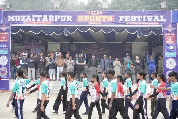 Muzaffarpur Sports Festival का भव्य शुभारंभ