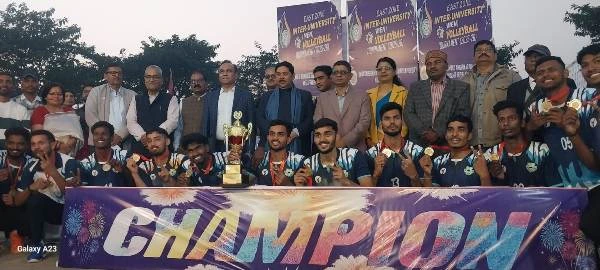 B.R.A. Bihar University द्वारा East Zone Inter-University Volleyball Championship का सफल आयोजन