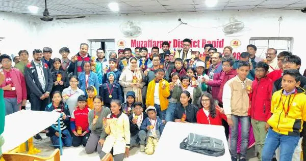 राजीव रंजन बने Muzaffarpur Rapid Chess के बादशाह, शतरंज संघ का 40वां स्थापना दिवस धूमधाम से मनाया गया
