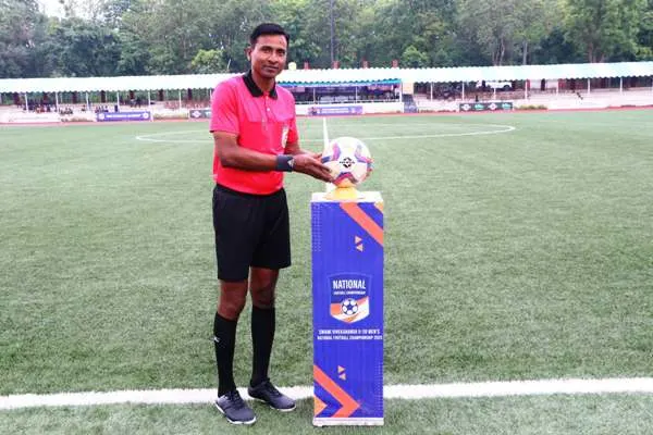 Santosh Trophy 2025–26 में मुजफ्फरपुर के रेफरी दीपक कुमार मैच ऑफिशियल नियुक्त