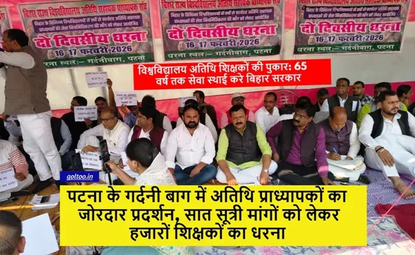 title Guest Professors पटना के गर्दनी बाग में Guest Faculty का जोरदार प्रदर्शन