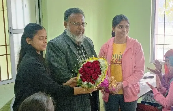 MSKB College में सम्मान समारोह का आयोजन