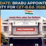 B.R.A. Bihar University बना CET-B.Ed. 2026 का नोडल विश्वविद्यालय