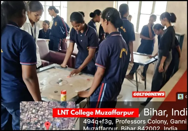 LNT College Muzaffarpur में वार्षिक खेलकूद 2025-26 का आयोजन, प्राचार्या डॉ. ममता रानी बनीं शतरंज विजेता