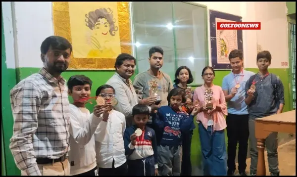 Begusarai Rapid Chess गुरुकुल शतरंज अकादमी उपविजेता