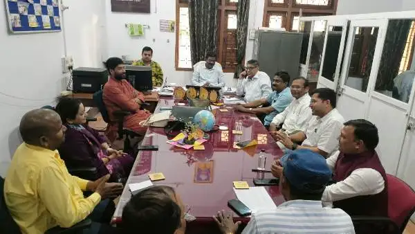 B.R.A. Bihar University मनोविज्ञान विभाग में बैठक