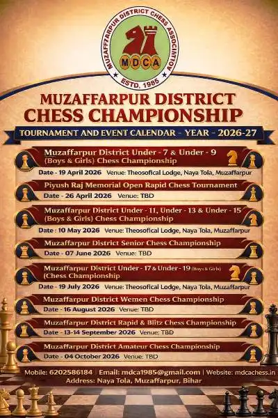 title Muzaffarpur Chess Muzaffarpur Chess Association