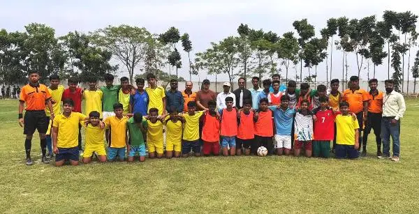 Muzaffarpur में राजेश बंसल मेमोरियल इंटर स्कूल फुटबॉल टूर्नामेंट