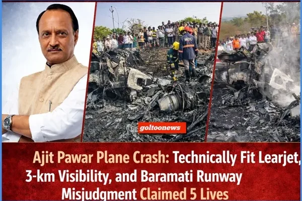Ajit Pawar Viman Hadsa : तकनीकी रूप से फिट Learjet, 3 किमी विजिबिलिटी और बारामती रनवे की चूक ने ली 5 जानें