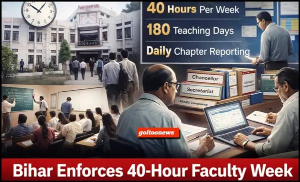 Bihar University Teachers 40 Hour Rule