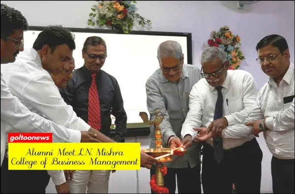 LN Mishra College of Business Management में एलुमनाई मीट का आयोजन