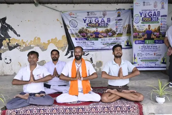 MIT Muzaffarpur में अंतर्राष्ट्रीय योग दिवस 