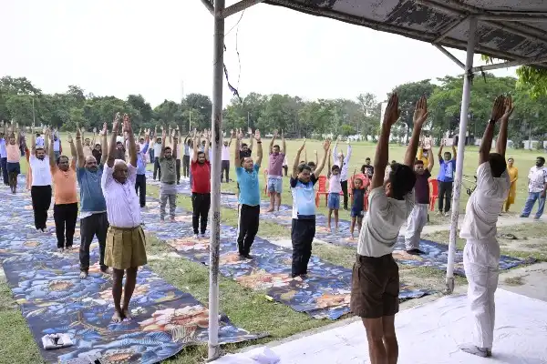 MIT Muzaffarpur में अंतर्राष्ट्रीय योग दिवस 