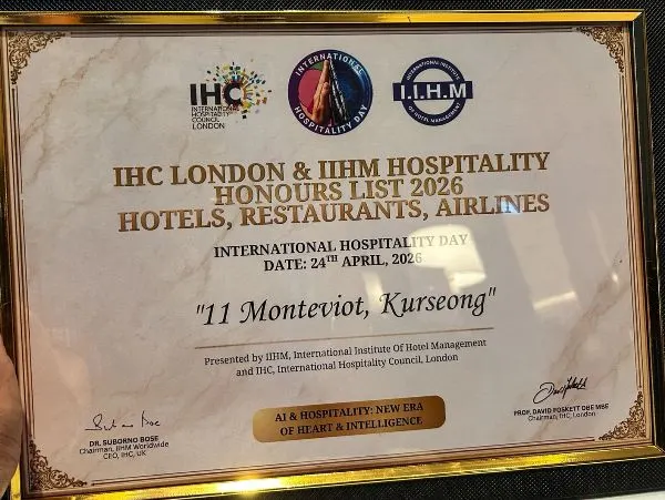 परिमल कुमार शर्मा के 11 Monteviot Homestay को Best Homestay Award