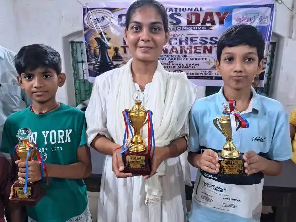 title International Chess Day International Chess Day पर मुजफ्फरपुर में सजी बिसात