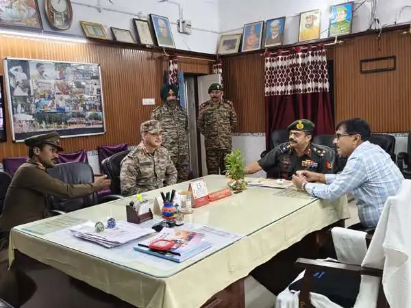 title RDS College RDS College की NCC इकाई का ग्रुप कमांडर ब्रिगेडियर संजीव मेहरोत्रा ने किया निरीक्षण