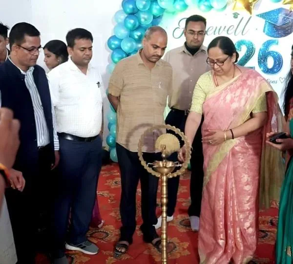 title LS College LS College के वाणिज्य विभाग में पीजी छात्रों को दी गई भावभीनी विदाई