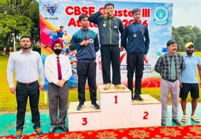 Muzaffarpur के युवा एथलीट आरव चौधरी ने CBSE क्लस्टर एथलेटिक्स में जीता गोल्ड