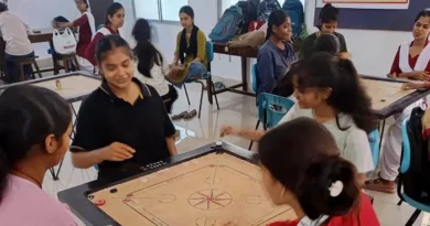 MDDM College में खेल विभाग द्वारा छात्राओं के बीच खेलकूद प्रतियोगिता का आयोजन