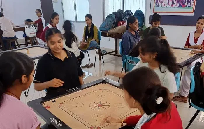 MDDM College में खेल विभाग द्वारा छात्राओं के बीच खेलकूद प्रतियोगिता का आयोजन