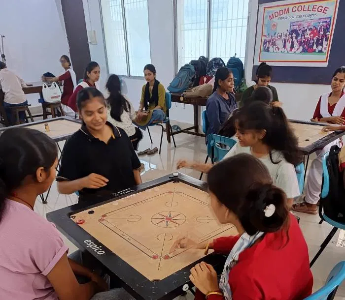 title MDDM College MDDM College में खेल विभाग द्वारा छात्राओं के बीच खेलकूद प्रतियोगिता का आयोजन