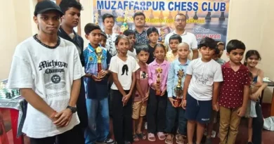Muzaffarpur जिला स्तरीय सब-जूनियर ओपन चेस टूर्नामेंट 2026 संपन्न
