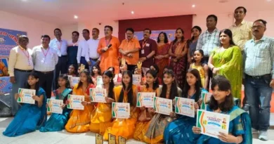 Bharat Vikash Parishad द्वारा आयोजित समूह गान एवं लोकगीत प्रतियोगिता में संत कोलंबस सीनियर स्कूल ओवरऑल चैंपियन