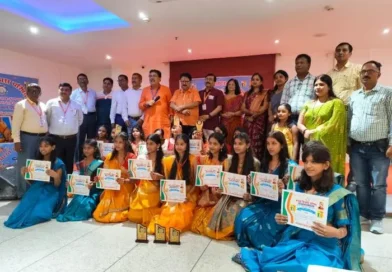 Bharat Vikash Parishad द्वारा आयोजित समूह गान एवं लोकगीत प्रतियोगिता में संत कोलंबस सीनियर स्कूल ओवरऑल चैंपियन