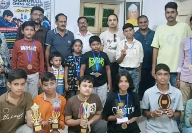 Muzaffarpur में 17वीं जीसीए ओपन रैपिड शतरंज प्रतियोगिता
